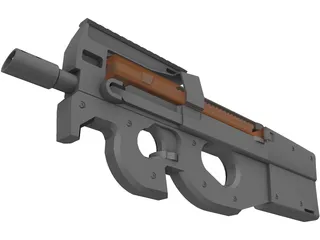 FN P90 3D Model