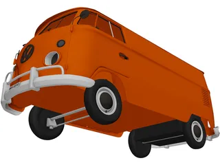 Volkswagen Transporter T1 3D Model