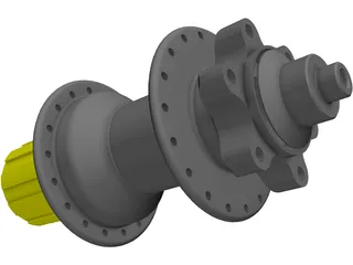 Brake Hub Hope MTB 3D Model