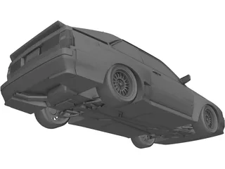 Audi Quattro (1983) 3D Model