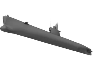 Romeo Submarine 3D Model