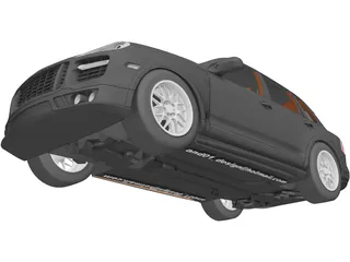 Porsche Cayenne Turbo S (2009) 3D Model