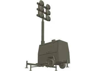 Light Tower 3D Model