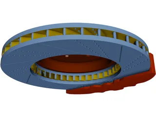 Brembo Brake 3D Model