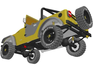 Jeep Wrangler 3D Model