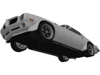 Pontiac Firebird Trans Am SD-455 (1973) 3D Model