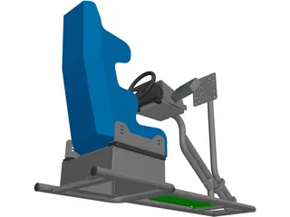 Racing Simulator 3D Model