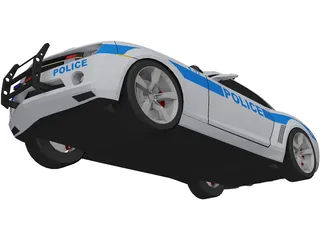 Chevrolet Camaro Police 3D Model