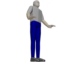 Worker 3D Model