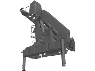 Palfinger PK23500A Crane 3D Model