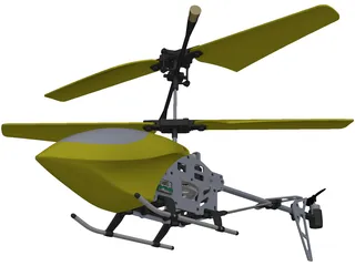 RC Helicopter 3D Model