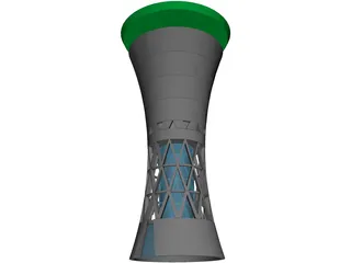 Water Tower Moglingen 3D Model