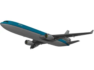 McDonnell Douglas MD-11 KLM 3D Model