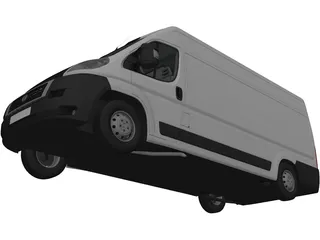 Fiat Ducato Courier 3D Model