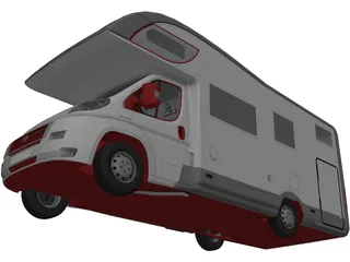 Fiat Ducato Camper Riviera 3D Model