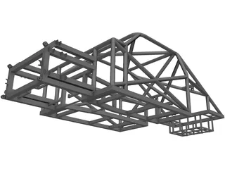 Spaceframe Chassis 3D Model