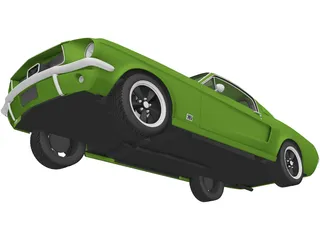 Ford Mustang Bullit (1967) 3D Model