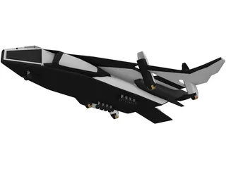 Avatar Space Shuttle 3D Model