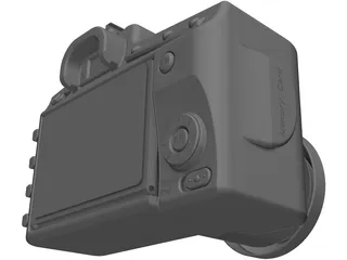 Sony Alpha 300 Camera 3D Model