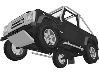 Land Rover Defender SVX 3D Model