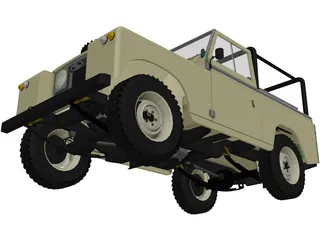 Land Rover Series IIa 88 3D Model