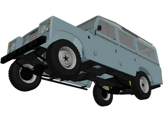 Land Rover Series III 109 3D Model