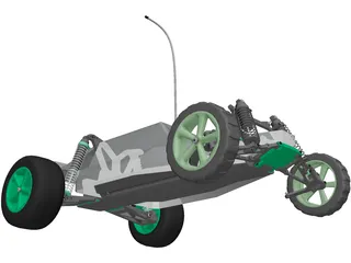 Losi RC Car 3D Model