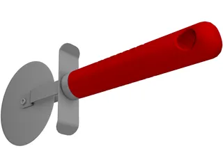 Pizza Cutter 3D Model