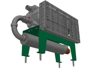 Vacuum Pump 3D Model