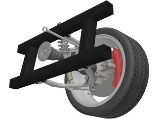 Suspension Vehicle 3D Model
