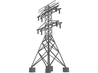 Electric Tower 3D Model