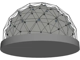 Geodatic Dome 3D Model