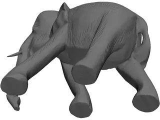 Elephant 3D Model