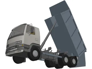 DAF Tipper Truck 3D Model