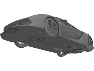 Lamborghini Sesto Elemento 3D Model