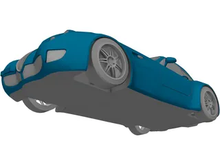 Wiesmann GT MF5 3D Model