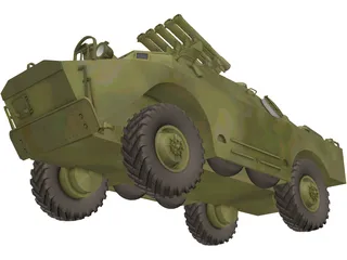 BRDM-3 3D Model