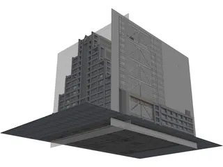 UNU Building Tokyo 3D Model