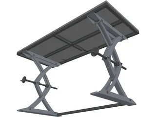 Lifting Table 3D Model