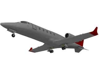 Bombardier Learjet 3D Model