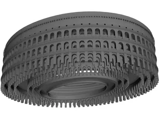 Coliseum Anfiteatro Flavio 3D Model