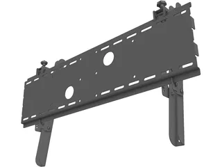 Tilting Television Wall Mount 3D Model