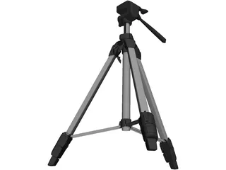 Tripod Light Camera 3D Model