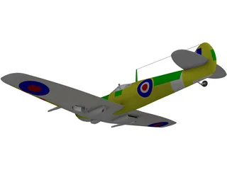 Supermarine Spitfire 3D Model