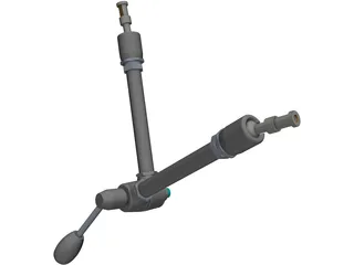 Manfrotto Articulated Arm MA143 3D Model