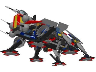 Lego AT-TE 3D Model