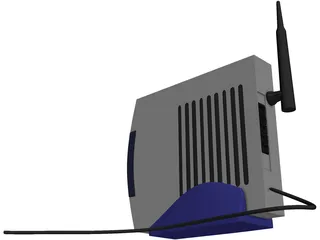 Modem Wireless 3D Model