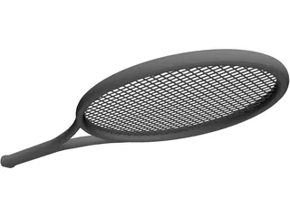 Tennis Racket 3D Model