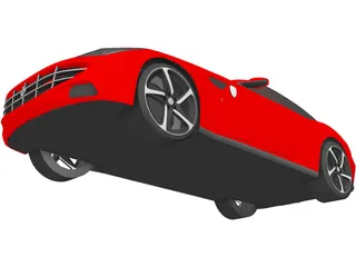 Ferrari FF (2012) 3D Model