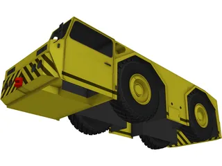 Aircraft Tow Tractor 3D Model